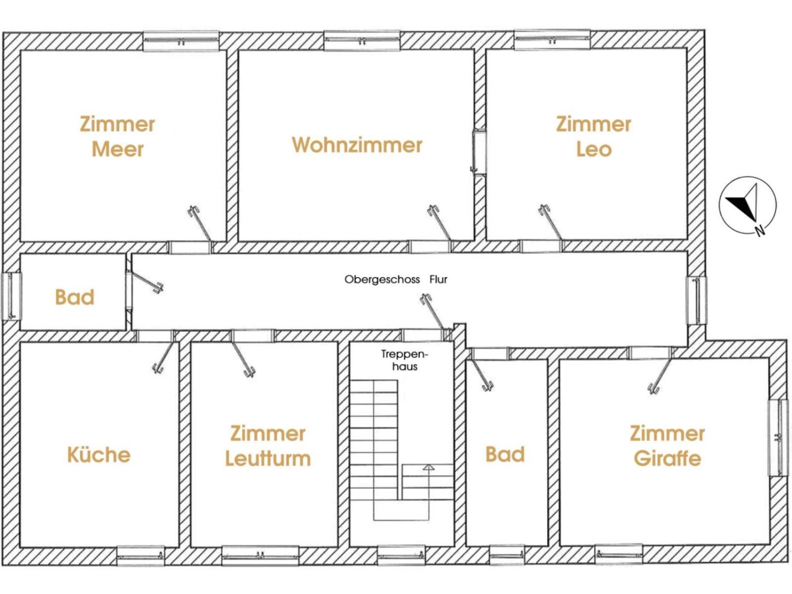 Gelbes Haus Seenland Xl